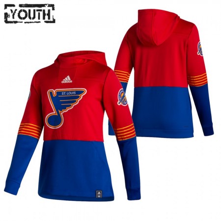 Kinder Eishockey St. Louis Blues Blank 2020-21 Reverse Retro Pullover Hooded Sweatshirt